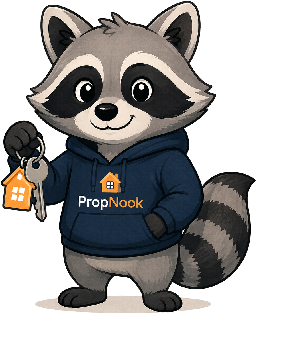 Nook the PropNook raccoon